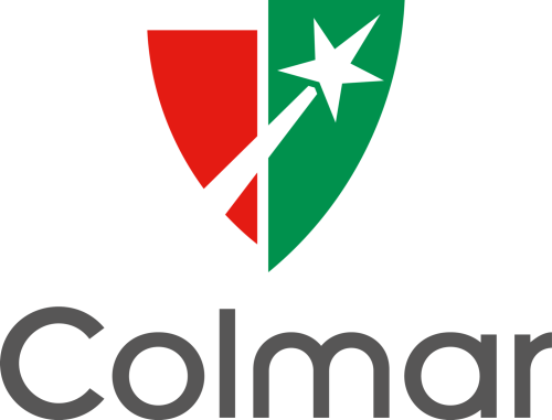 Colmar logo vertical quadri